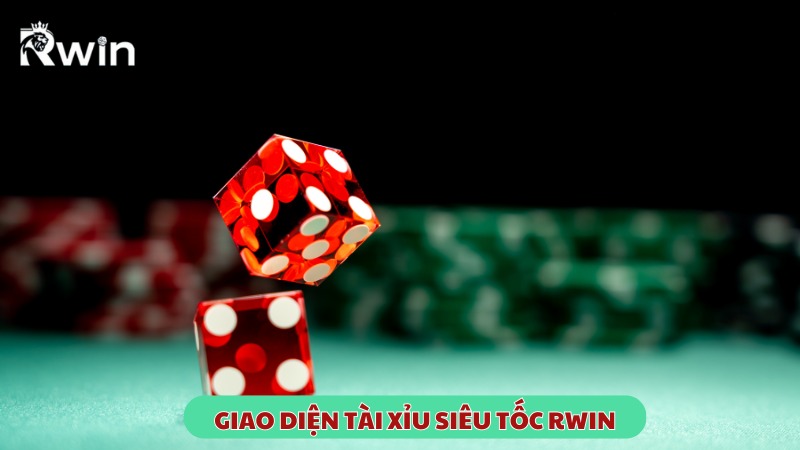 Giao diện màn hình Tài Xỉu siêu tốc Rwin